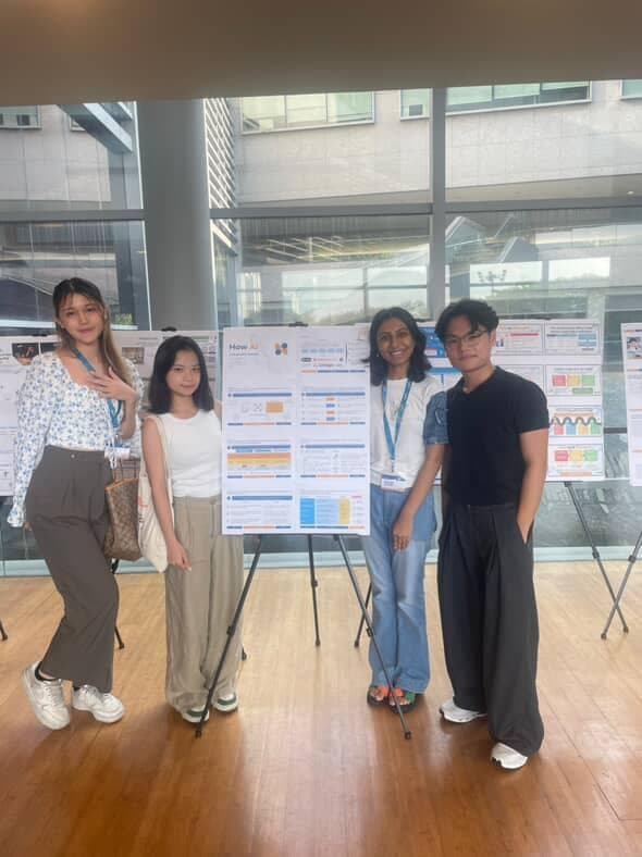 Our team project poster session